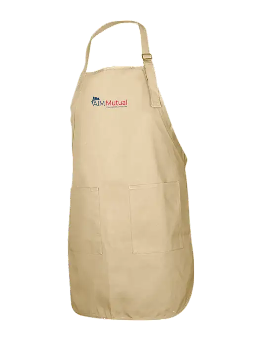 Full-Length Stone Apron With Pockets w/A.I.M. Mutual Logo