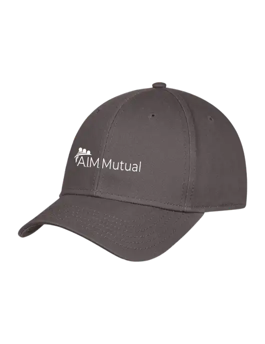 Charcoal Structured Cap Hook & Loop w/A.I.M. Mutual Logo