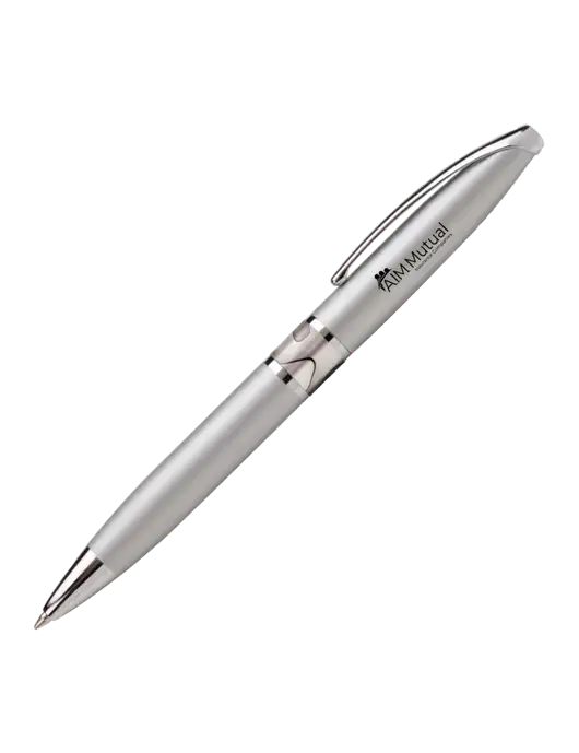 Illusion Silver Pen - Black Ink w/A.I.M. Mutual Logo