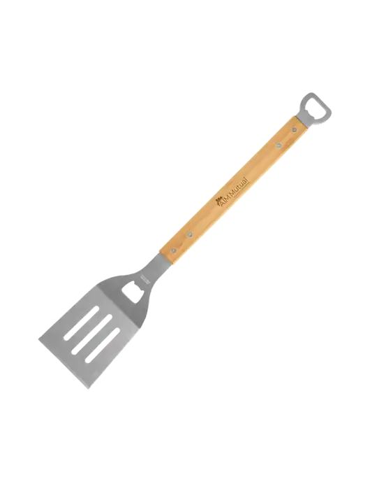 Bamboo BBQ Spatula w/A.I.M. Mutual Logo
