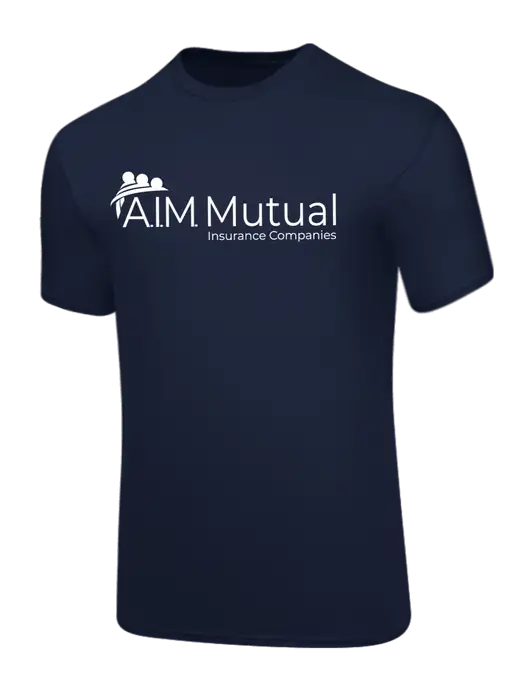Core Blend Navy T-Shirt w/A.I.M. Mutual Logo