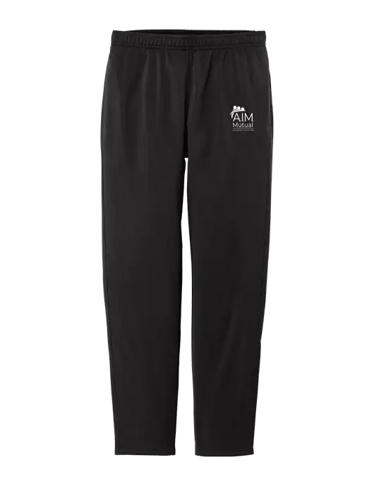 Womens Tricot Black Track Jogger w/A.I.M. Mutual Logo