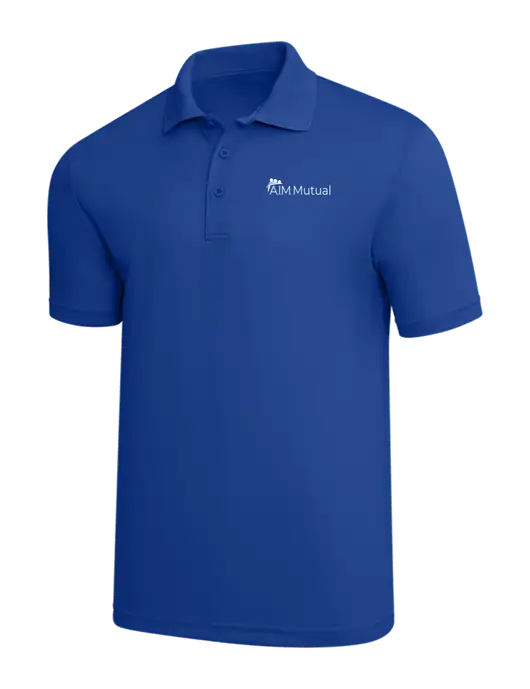 Dark Royal PosiCharge RacerMesh Polo w/A.I.M. Mutual Logo