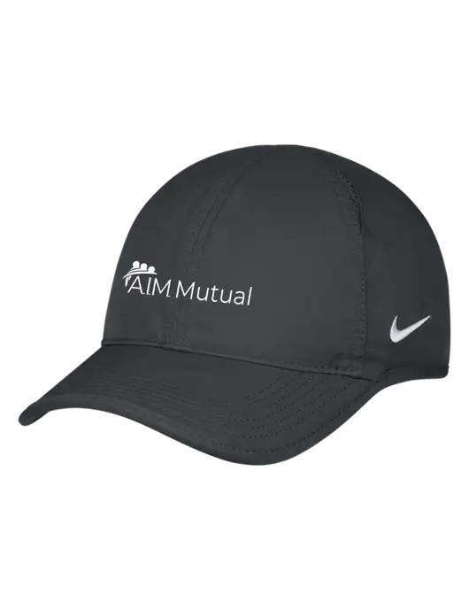 Nike Charcoal Featherlight Cap w/A.I.M. Mutual Logo