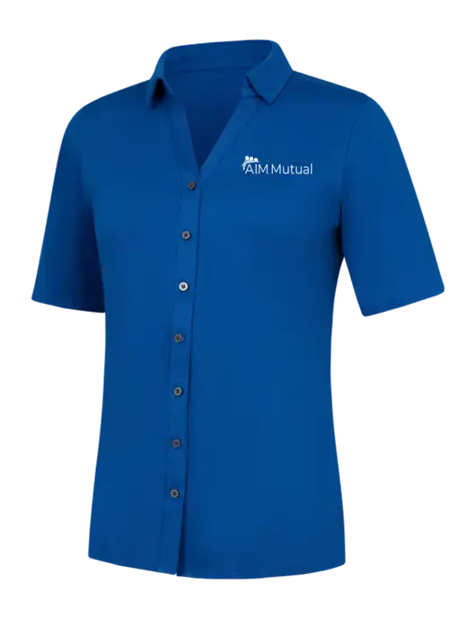 Womens Royal City Stretch Top w/A.I.M. Mutual Logo