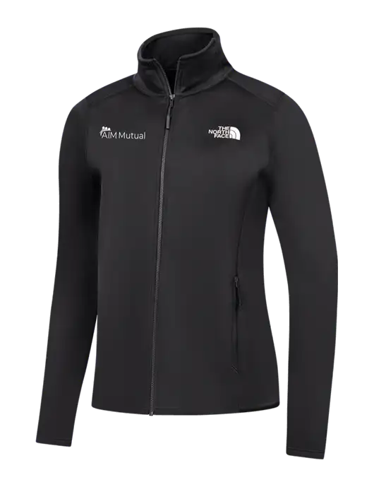 The North Face Womens Black Skyline Full-Zip Fleece Jacket w/A.I.M. Mutual Logo