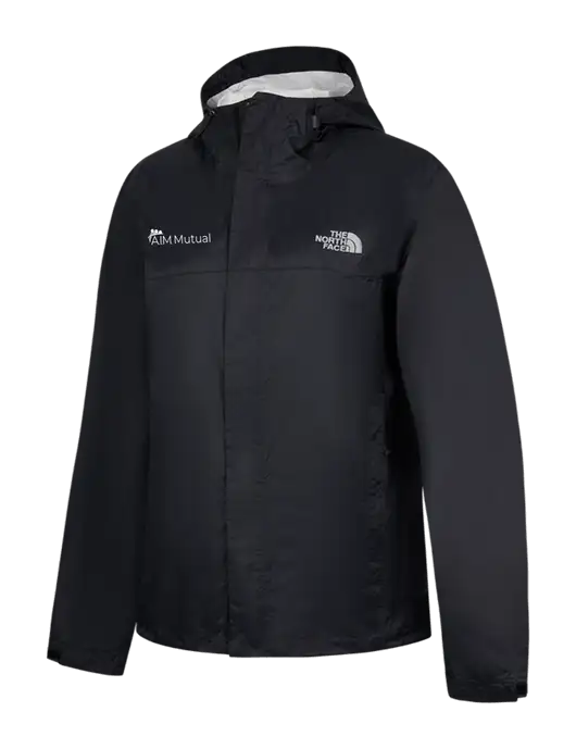 The North Face Black DryVent Rain Jacket w/A.I.M. Mutual Logo