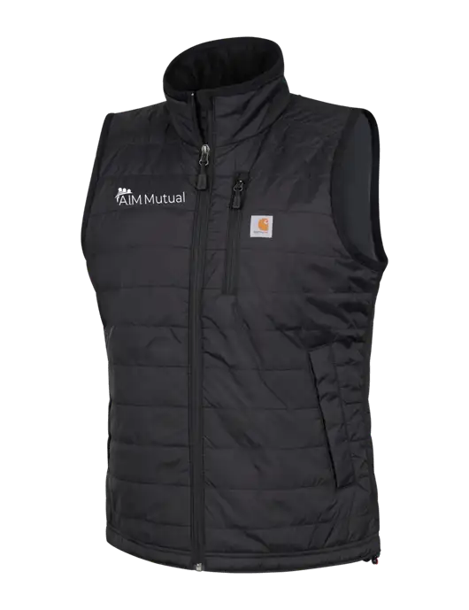 Carhartt Womens Black Gilliam Vest w/A.I.M. Mutual Logo