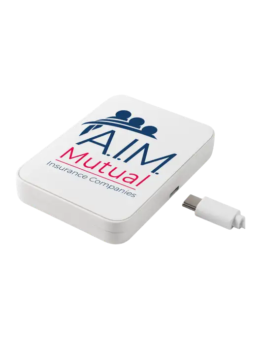 TrioCharge Travel Charging Station w/A.I.M. Mutual Logo