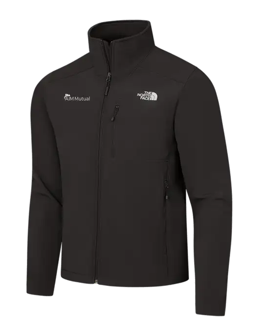 The North Face Black Apex Barrier Soft Shell Jacket w/A.I.M. Mutual Logo