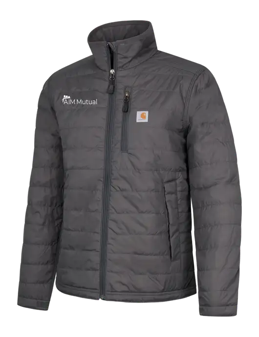Carhartt Womens Dark Grey Gilliam Jacket w/A.I.M. Mutual Logo