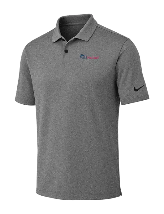 Nike Dark Grey Heather Dri-FIT Vapor Polo w/A.I.M. Mutual Logo