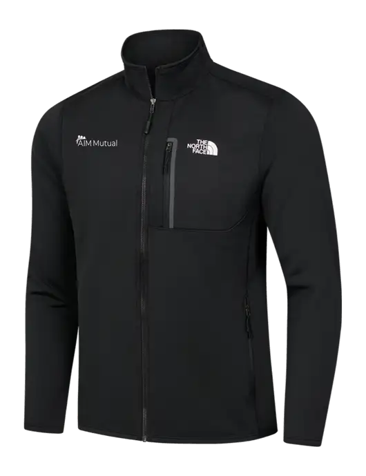 North Face Black Skyline Full-Zip Fleece Jacket w/A.I.M. Mutual Logo