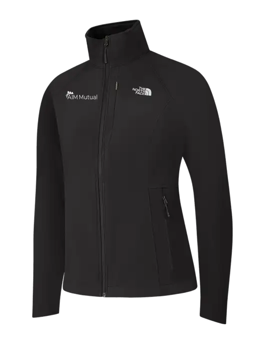 North Face Womens Black Apex Barrier Soft Shell Jacket  w/A.I.M. Mutual Logo