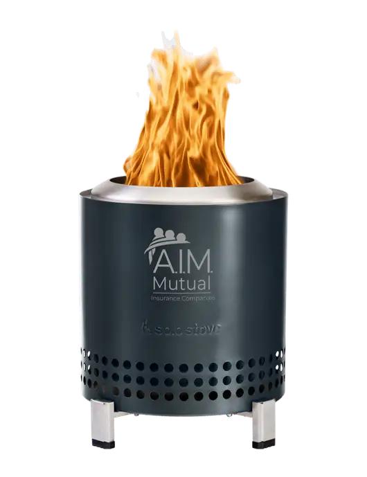 Solo Stove Gunmetal Metallic Mesa XL w/A.I.M. Mutual Logo