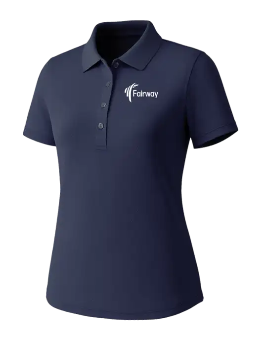 Callaway Womens Core Navy Performance Polo w/Fairway Logo