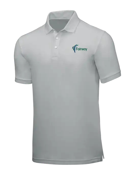 Light Grey Core Classic Pique w/Fairway Logo
