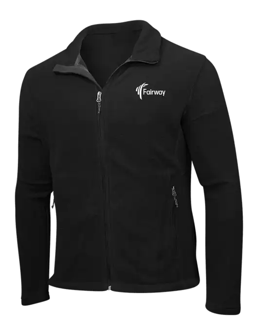 Black Fleece Jacket w/Fairway Logo
