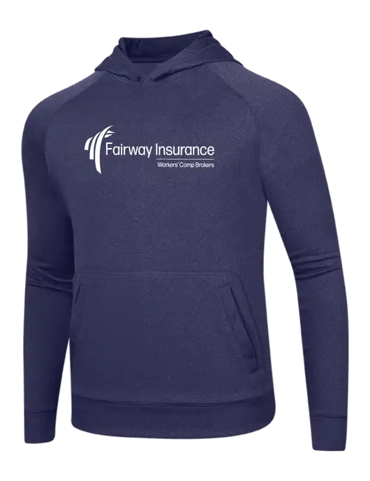Tech True Navy Fleece Hooded Sweatshirt w/Fairway Logo