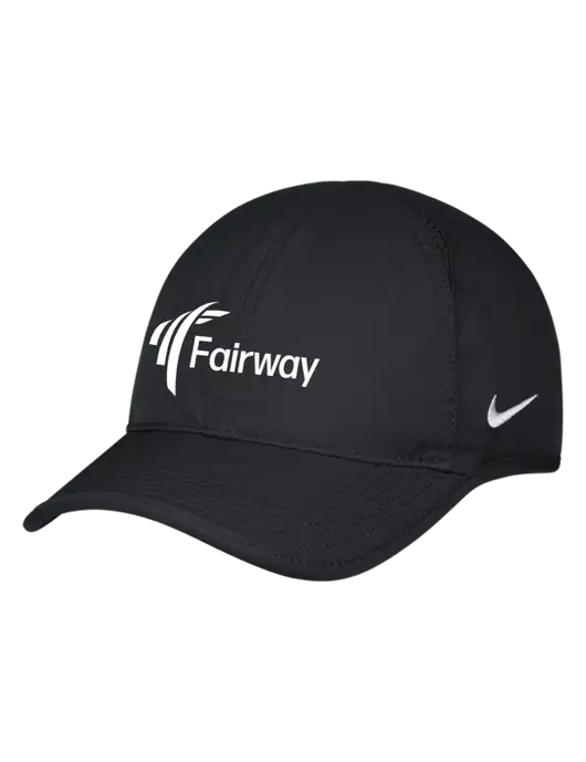 Nike Black Featherlight Cap w/Fairway Logo