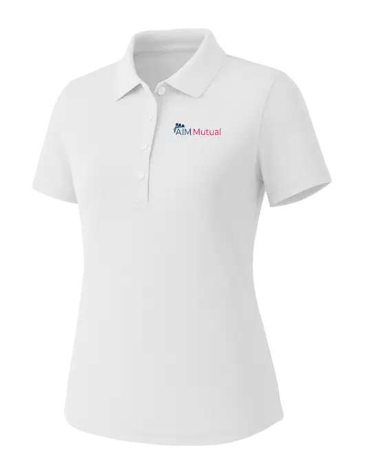 Callaway Womens Core Bright White Performance Polo w/A.I.M. Mutual Logo