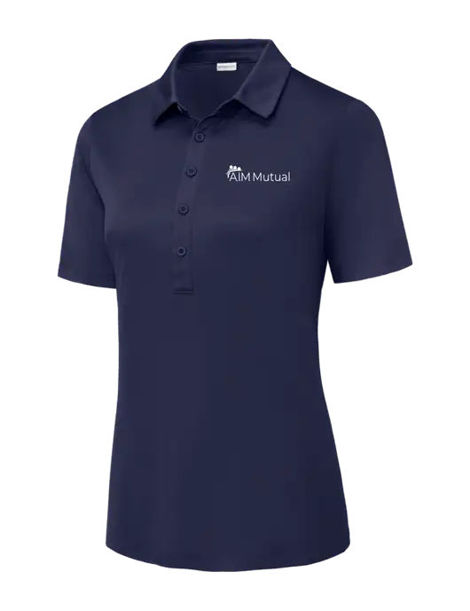 True Navy Womens Posi-UV Pro Polo w/A.I.M. Mutual Logo