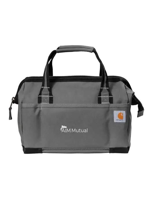 Carhartt Foundry Series 14” Grey Tool Bag w/A.I.M. Mutual Logo