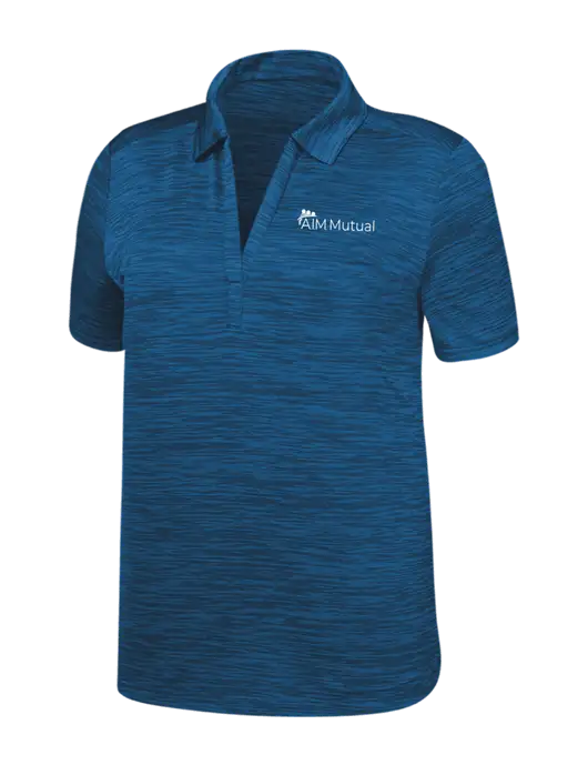 Callaway Womens Medium Slate Blue Broken Stripe w/A.I.M. Mutual Logo