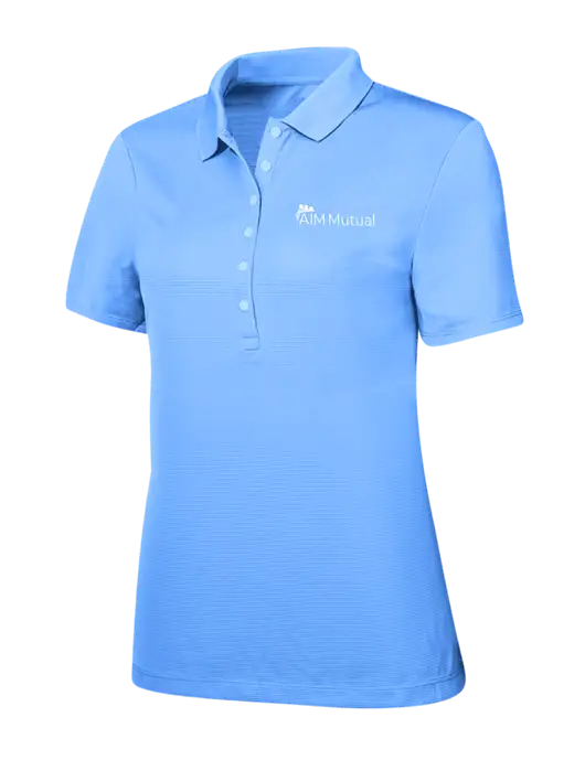 Callaway Womens Ottoman Light Blue Polo w/A.I.M. Mutual Logo